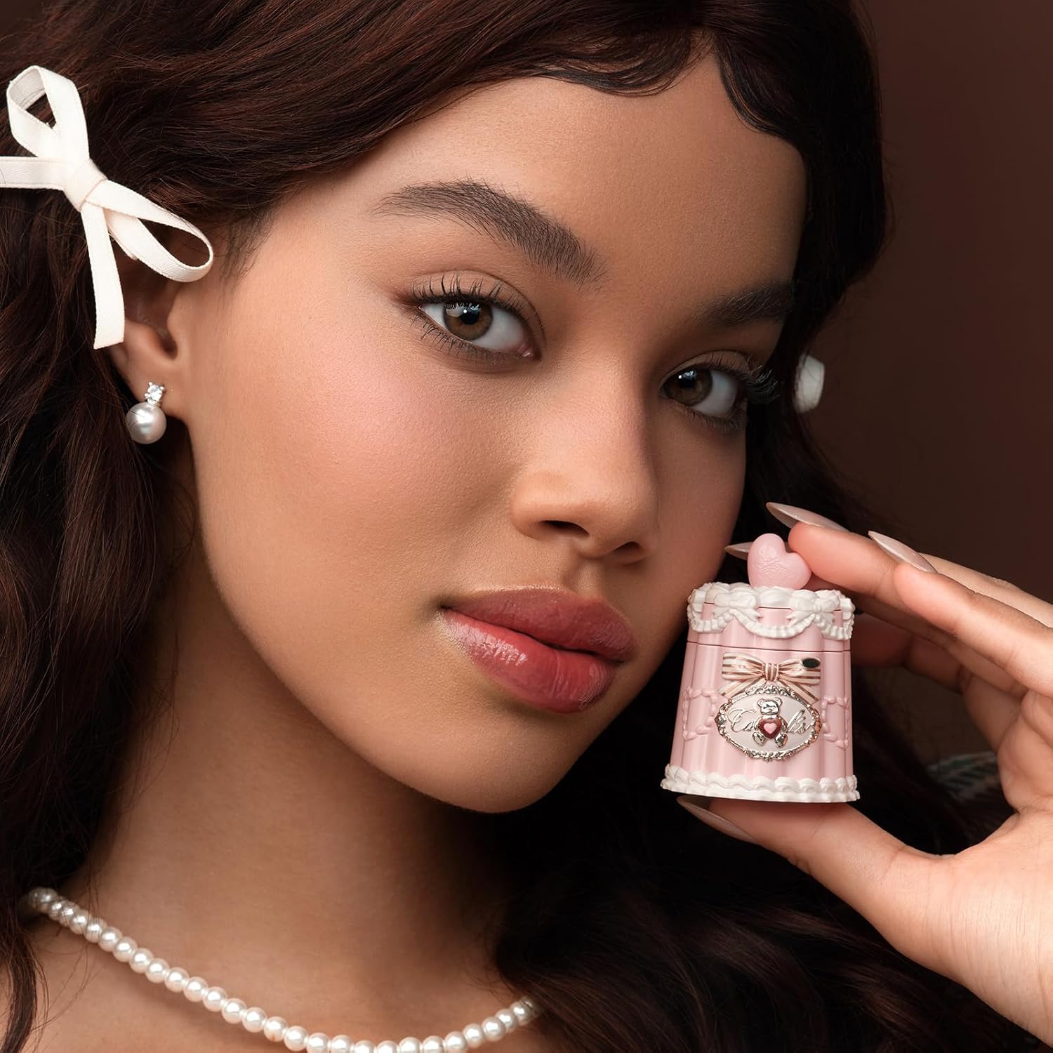 Flower Knows The Sweetie Bear Coating Lip Jelly,Soft Moisturizing Tinted Lip Gloss with Botanicals,Lightweight Non-Sticky Pink Lips Plumper,Cruelty-Free,0.18 oz(JE05 Tiered Dress) - Image 6