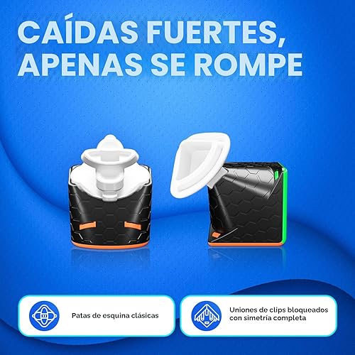 Miniatura 2 de GAN 356 R S, 3x3 Speed Cube Gans 356RS Cubo Mágico No Magnético (Stickerless)