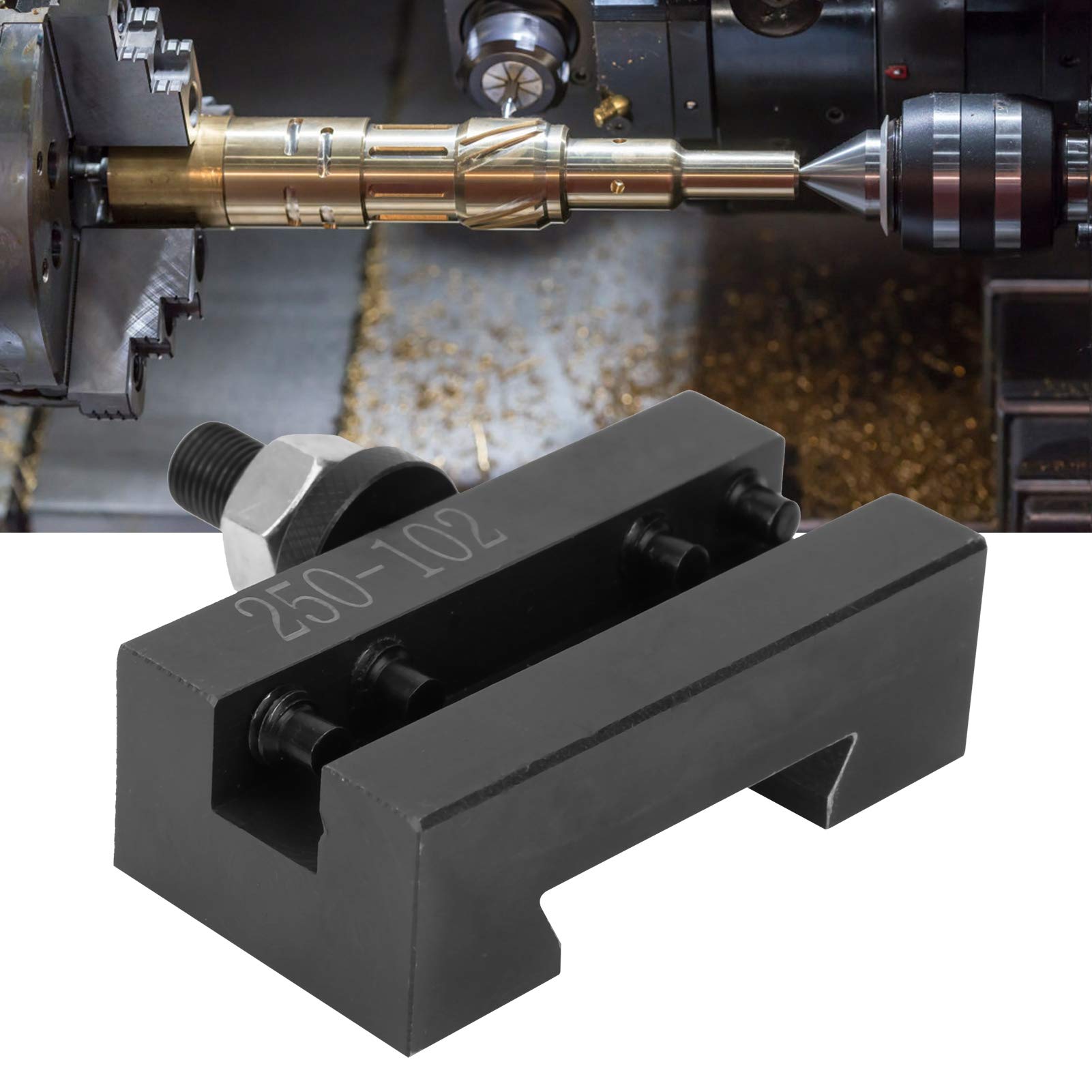 Quick Changing Boring Tool, High Hardness sturdy High Carbon Steel CNC Fixture, Model 250?102, Easy to Carry and Store, Practical Replacement for Old Tool Holders