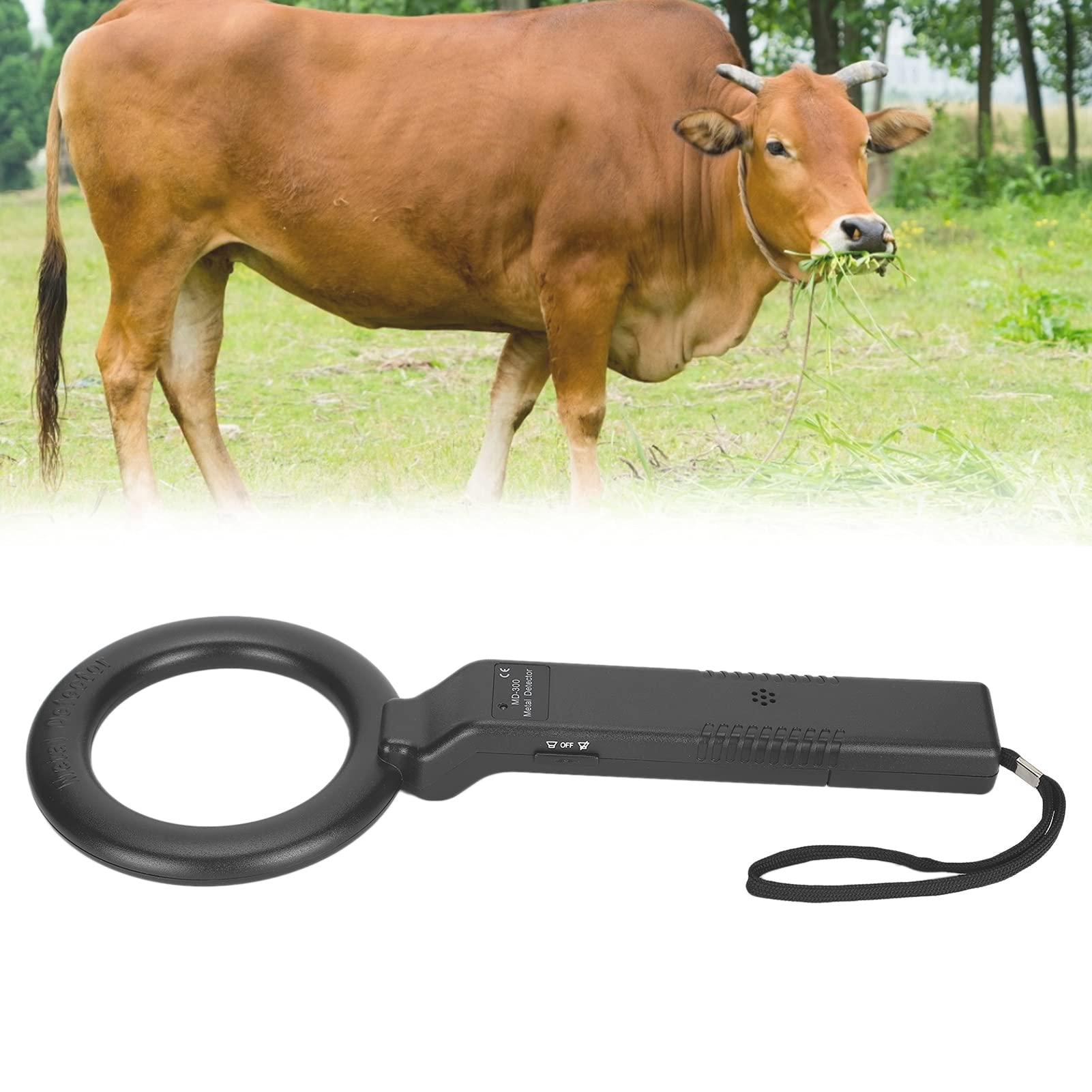 Escáner portátil ultrasensible para la salud del estómago de la vaca, detector de metales, equipo veterinario