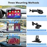 LAMTTO Écran Voiture Carplay sans Fil Android Auto & A-pple Carplay, 9 Pouces Portable Autoradio Car Play Voiture sans Fil avec Écran Tactile/Navigation/Bluetooth/Mirror Link/Assistant Vocal/AUX/FM - 7