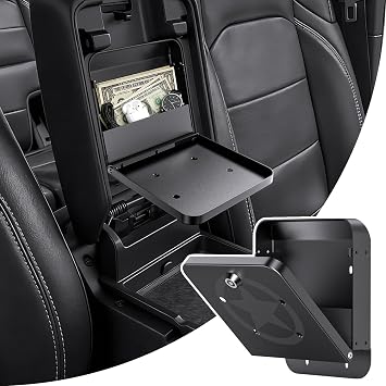 DIAMOOKY Metal Center Console Hidden Organizer for Jeep Wrangler JL JLU 4xe 2018-2026 & Gladiator JT 2020-2023 2024 2025 2026 Accessories Armrest Hidden Center Console Storage Box W/Keys, Star