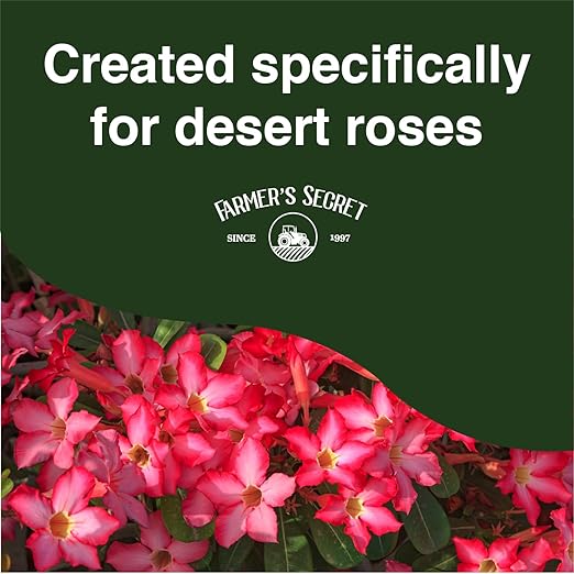 Farmer's Secret Desert Rose Liquid Plant Food Fertilizer (8oz) miniatura 3