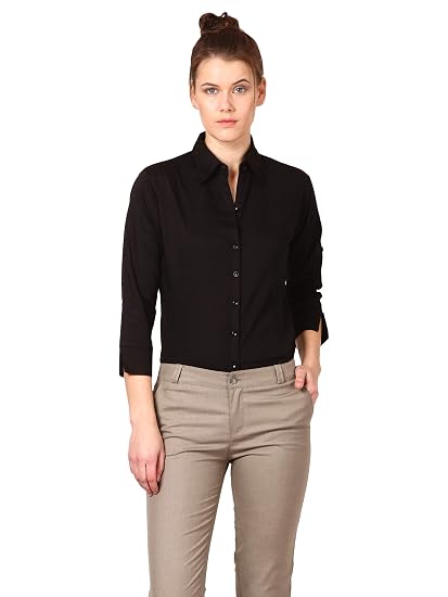 Buy modny Women's Formal Shirt (XXXX-Large, Full Sleeves) at Amazon.in