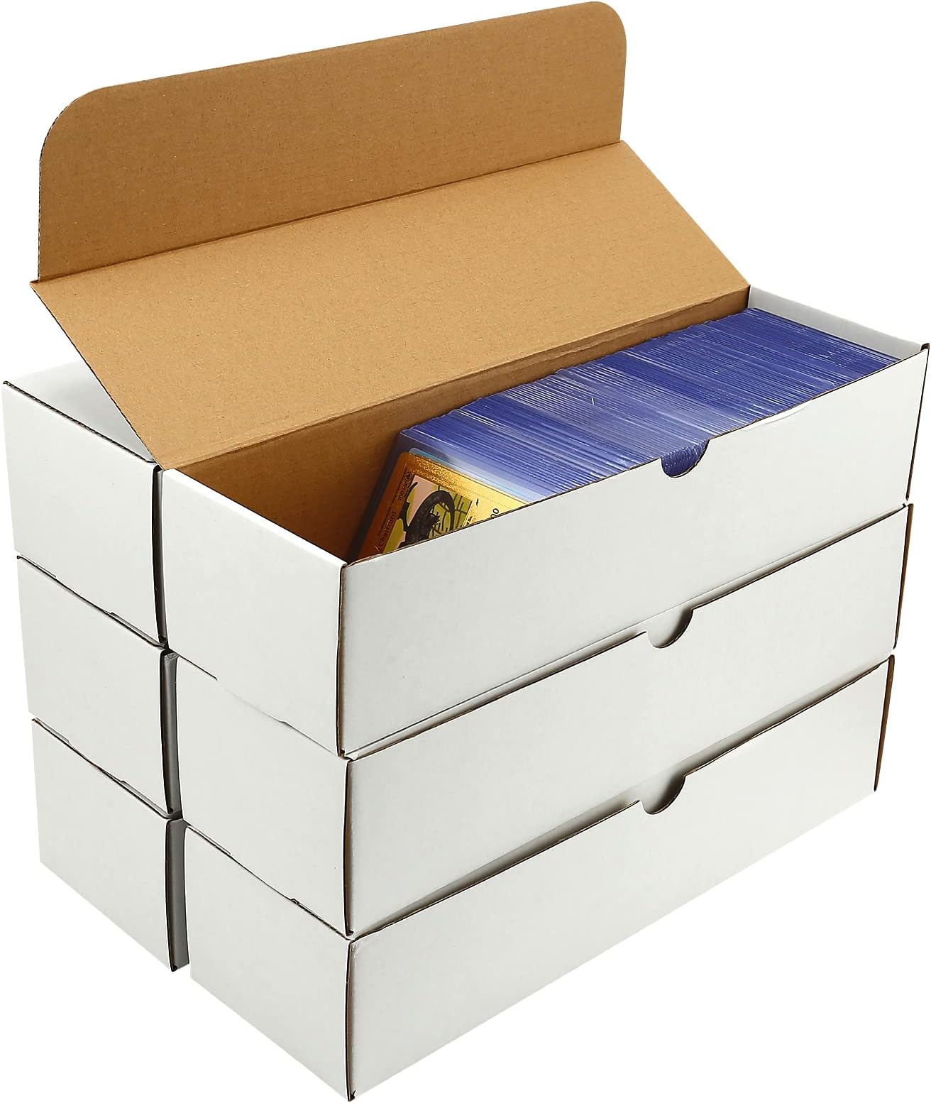 BCW 3000-Count Super Shoe Storage Box - Holds Trading Cards, MTG, Pokémon | 5 Pack, 200 Lb. Test Strength