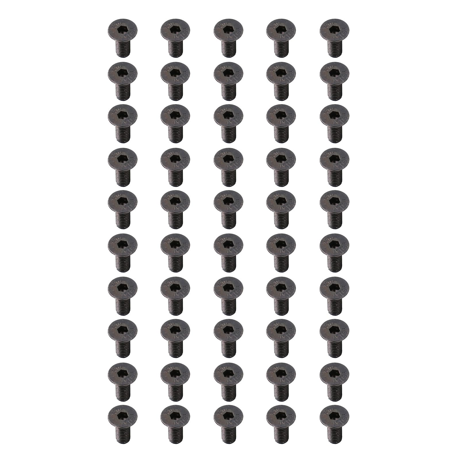 50pcs Mountain Bike Cleat Lock Screws Fasteners Cycling Shoes Mounting Pedal Cleats Screws with Sturdy Screws