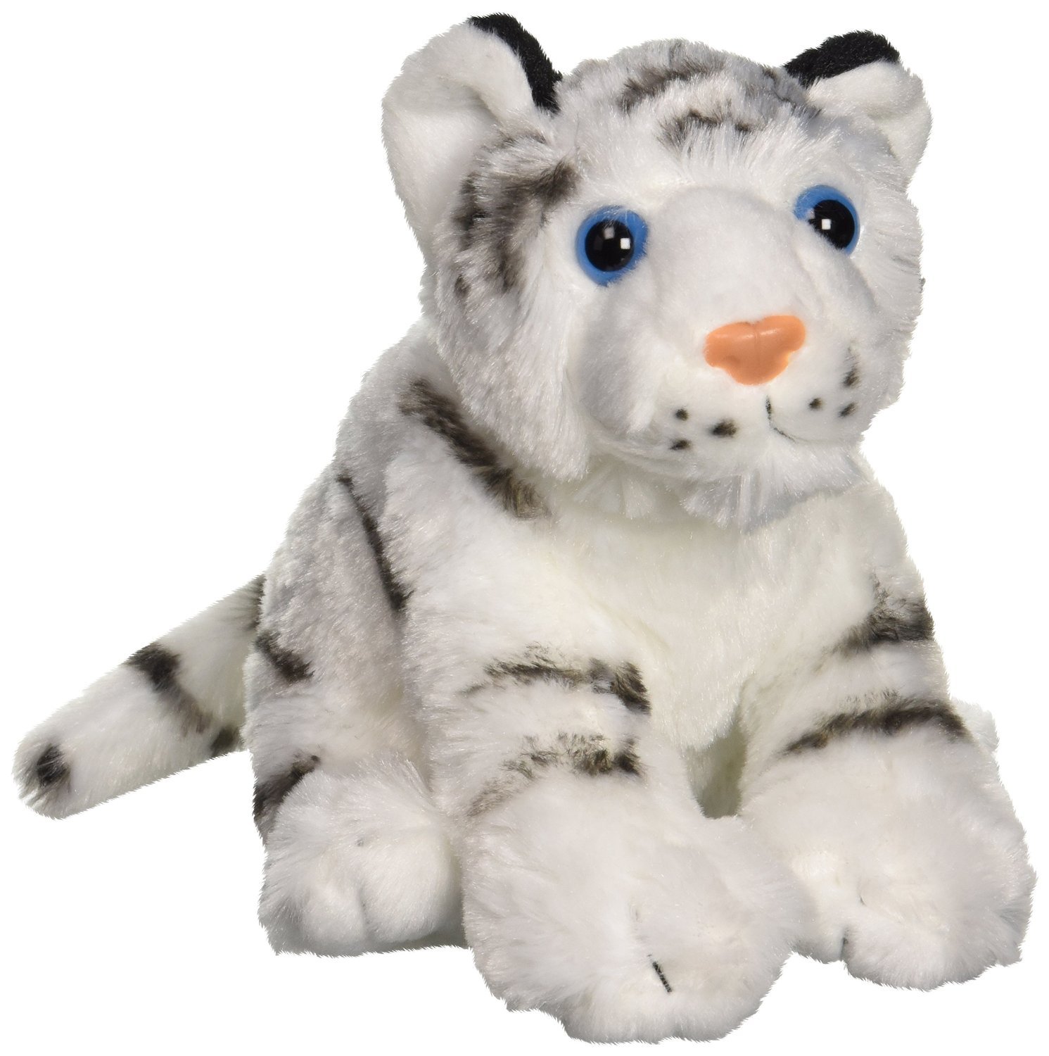 Wild Republic Plush White Tiger Cub, Cuddlekins Cuddly Toys, Soft Toy 20 cm