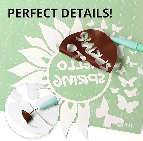 Miniatura 305 de HTVRONT - Rollo de vinilo termotransferible, 12 in x 8 ft, para diseños en camisetas, fácil de cortar y despegar, para planchar y máquinas Cricut