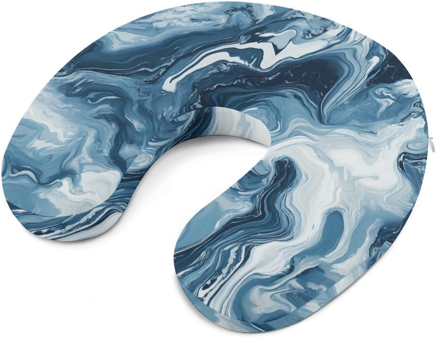 Swirling Marble Pattern Memory Foam Pillows U Shaped Travel Neck Pillow