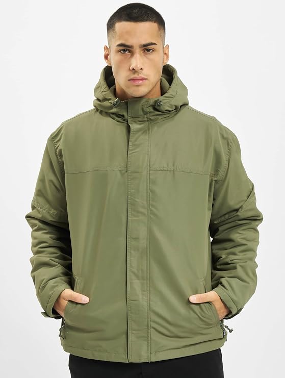 Brandit Men's Windbreaker Front Zip Jacket