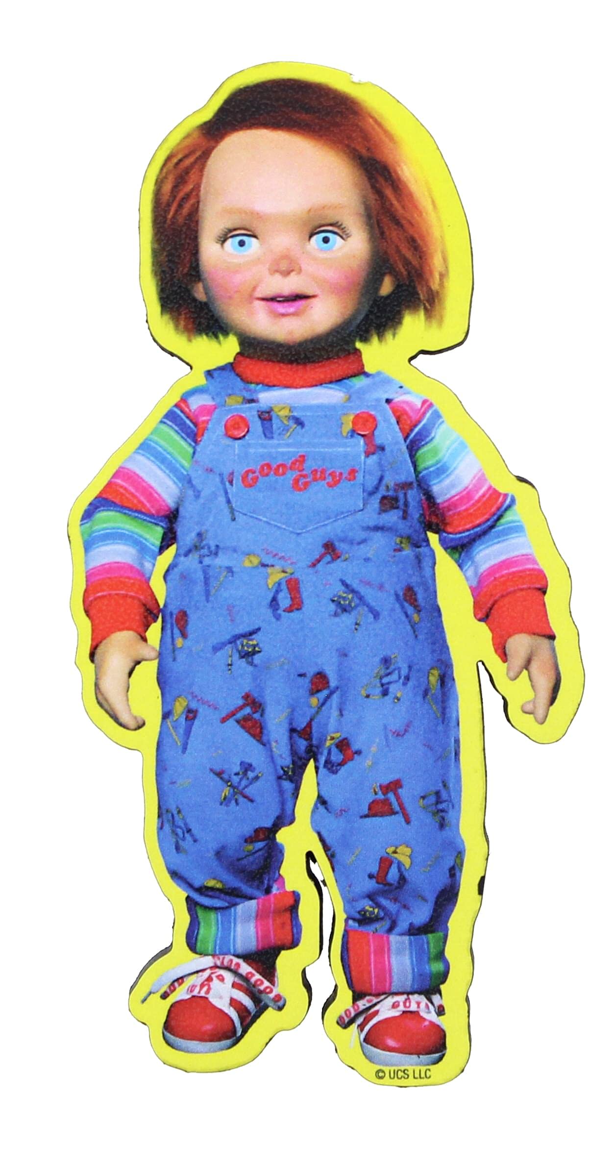 AQUARIUS Chucky Doll Funky Chunky Novelty Magnet for Refrigerator, Locker, Whiteboard & Game Room Officially Licensed Merchandise & Collectibles
