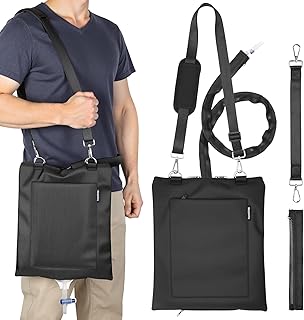 Catheter Bag Holder, Urine Drainage Bag Holder w/Drain Tube Cover & Adjustable Strap, Water-Resistant & Machine Washable, Privacy & Secure for Foley Catheter Users
