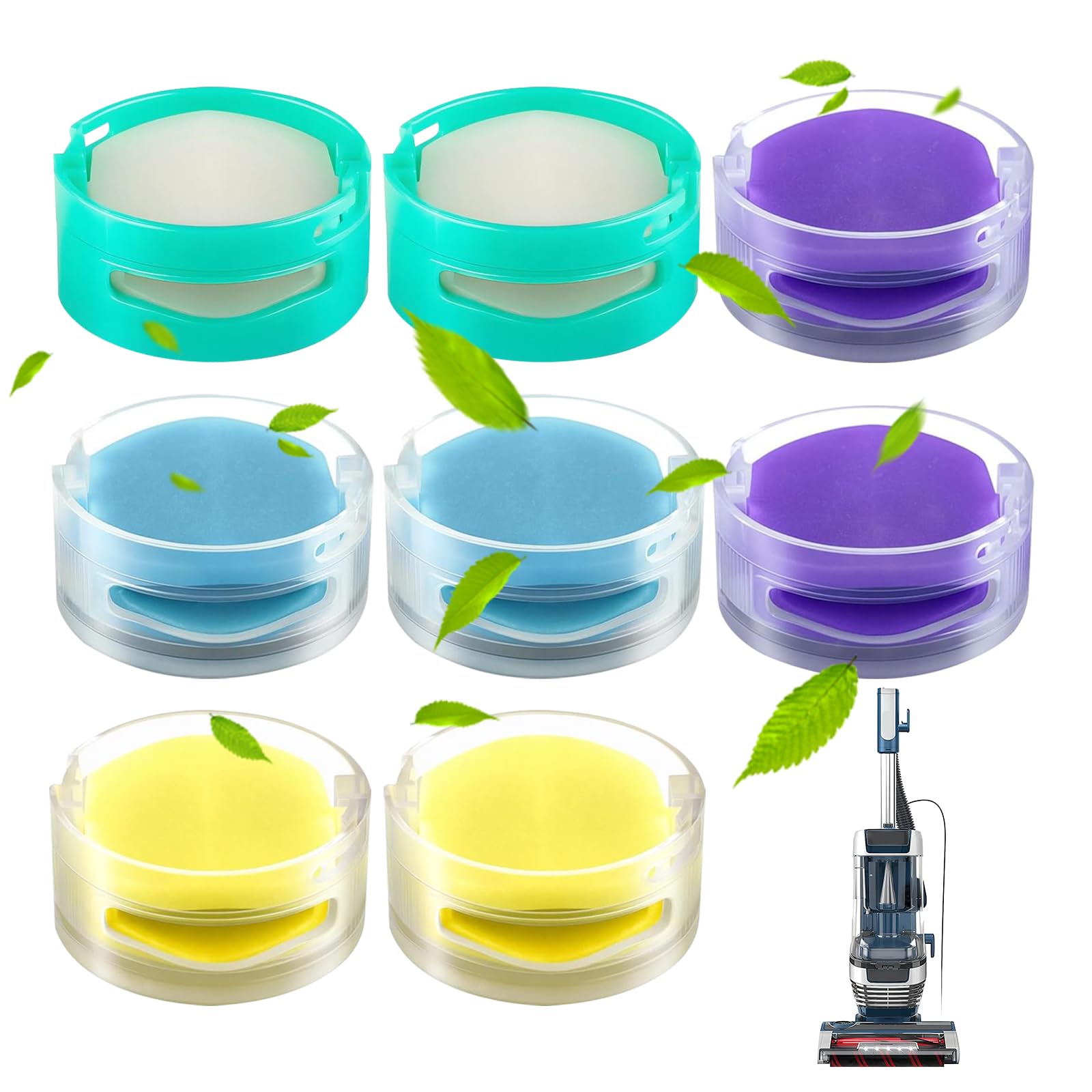 8Pcs Anti Odor Cartridge for Shark, Air Freshener Refill for Shark Stratos, Vacuum Freshener for Hz3002 Iz862h Az3002 and Other Models