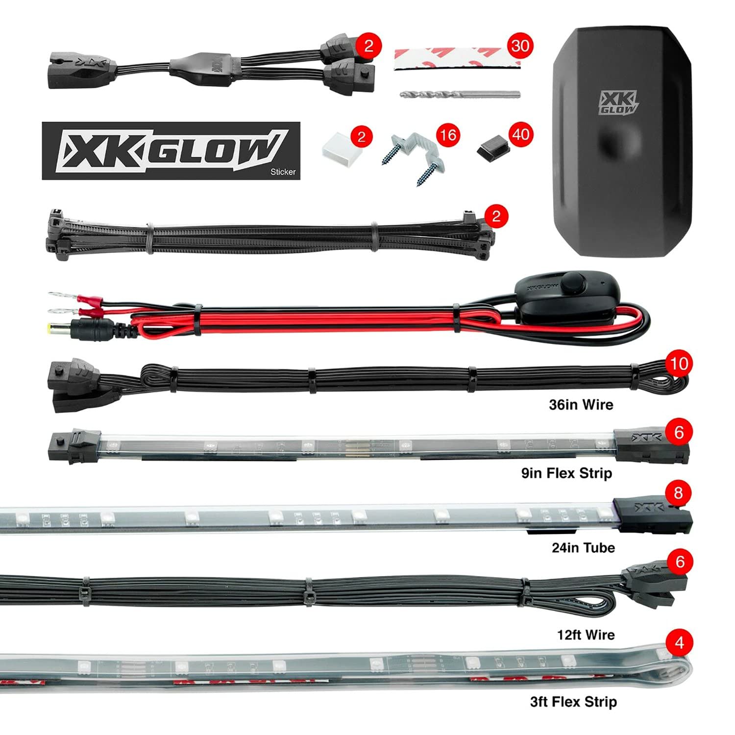 XKGLOW KS-CAR-PRO-DM LED Light Strips & Kit