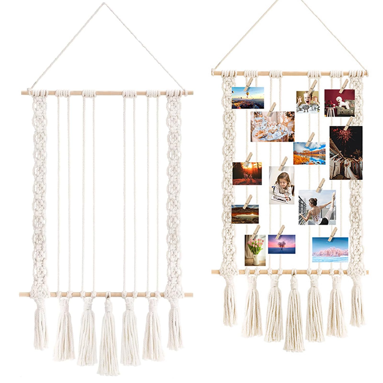 Amazon.co.jp: Lakymisy 吊り下げ 写真ガーランド 壁掛け フォト