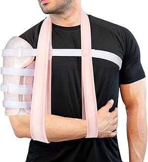 Sarmiento Brace - Humeral Shaft Fracture Splint Humeral Fracture Brace for Broken Upper Arm Shoulder Bicep Left/Right Arm Long-Bone Humerus Fracture for Men and Women (S)