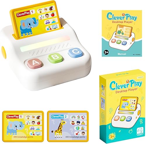 FlameBuds Learning Toys for Kids Ages 3-5, Educational Quiz Game with 800 Q&A Qu