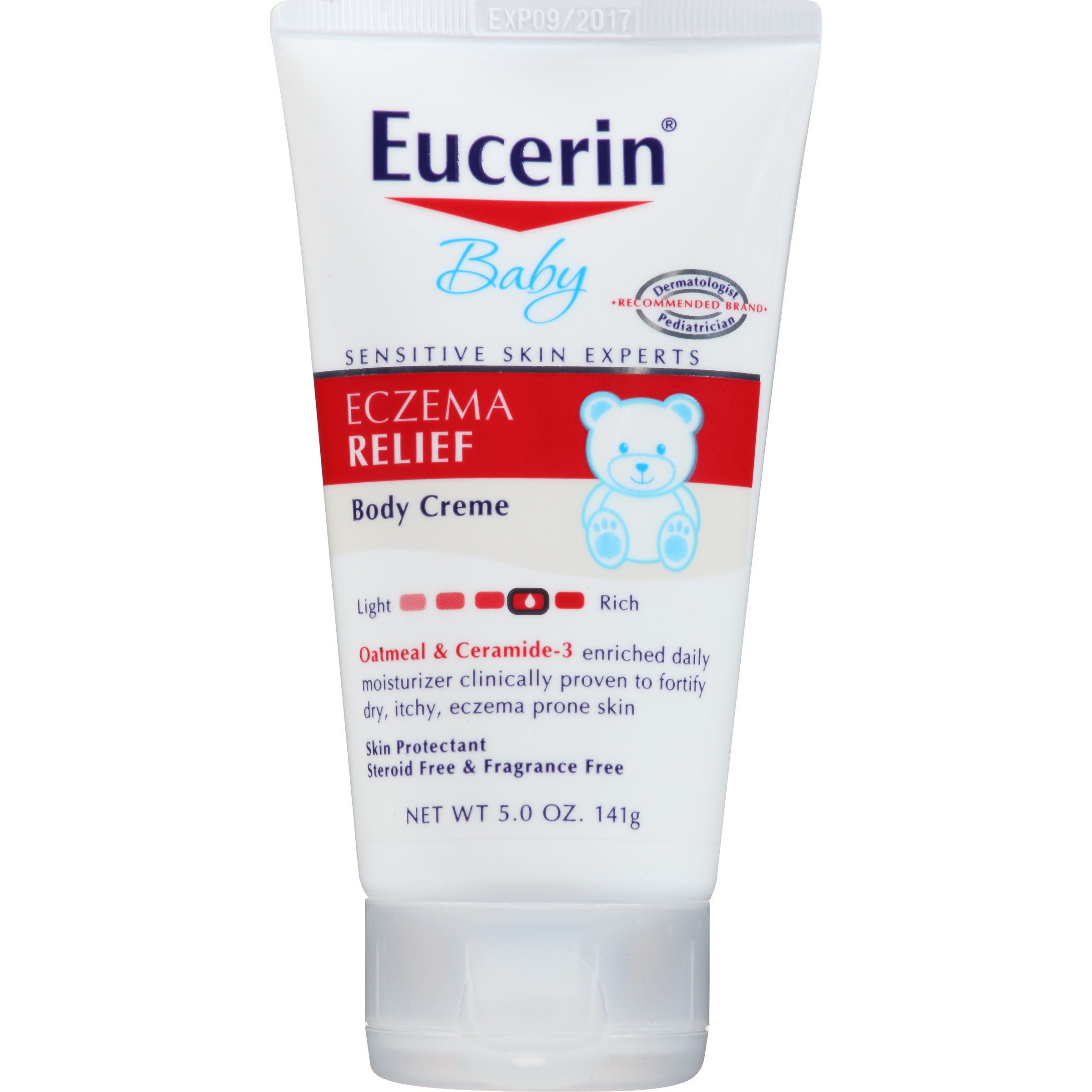 Eucerin Baby Eczema Relief Body Creme, 5 Ounces (12 Packs)