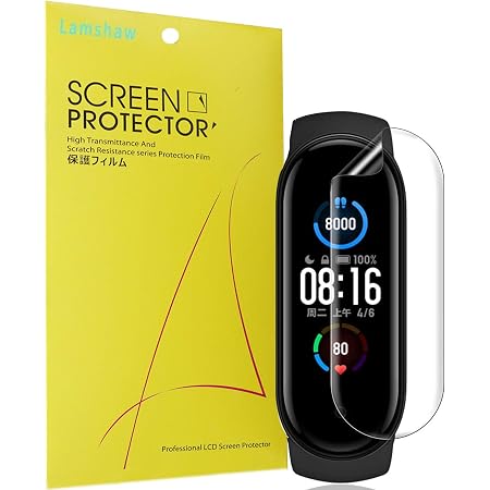 Amazon.com: Compatible con Amazfit Band 5 protector de pantalla, YOUkei  película transparente de PET de cobertura completa compatible con Amazfit  Band 5 (6 unidades) : Celulares y Accesorios