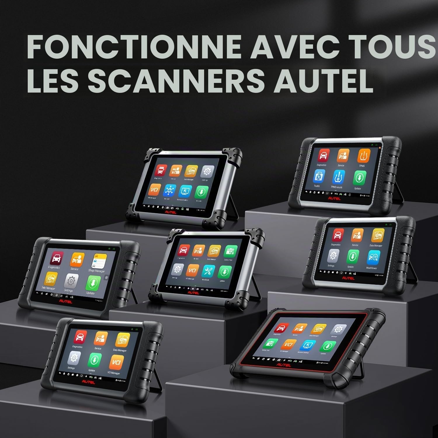 Autel MaxiVideo MV108S Caméra Inspection Numérique, Étanche IP67