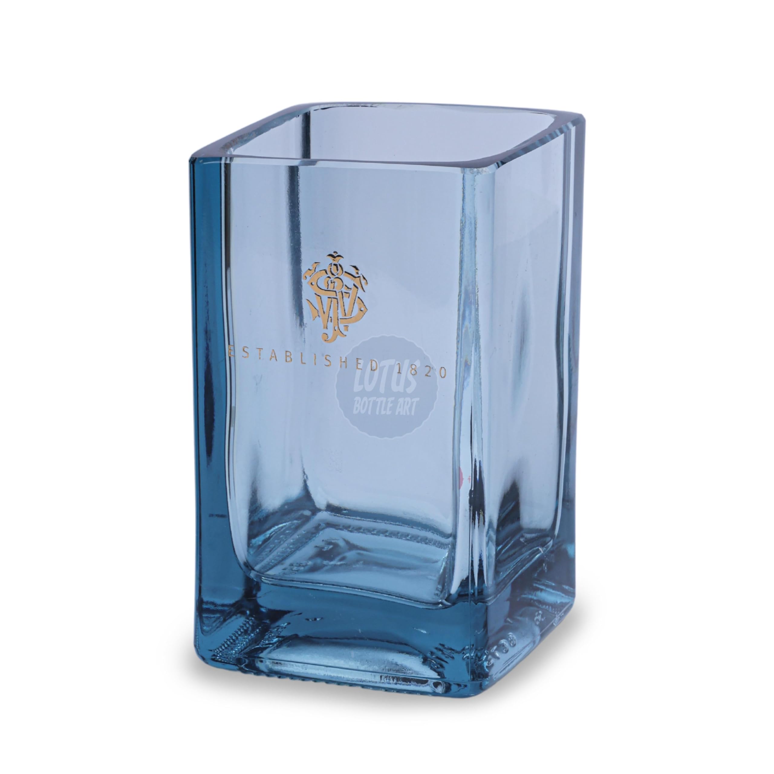 ブルーラベルの空瓶 Buy Lotus Bottle Art Upcycled Jhonnie Walker Blue Label Glass