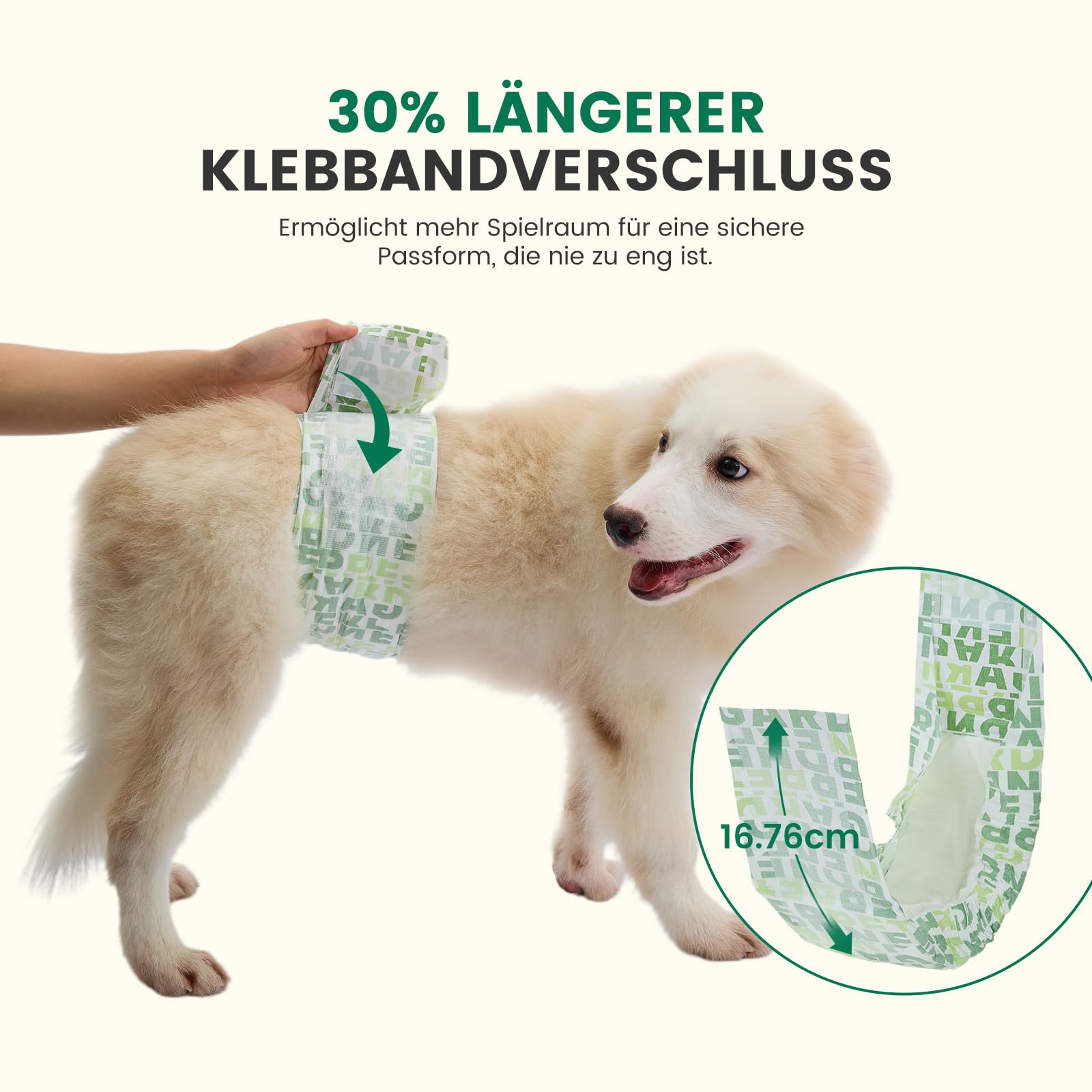 Gardner Pet Einweg-Hundewindeln für Rüden, 50 Stück, S | Nässeindikator, 6 Lagen auslaufsicher, Hochsaugfähig, Welpentraining, Markieren, Inkontinenz, Reisen