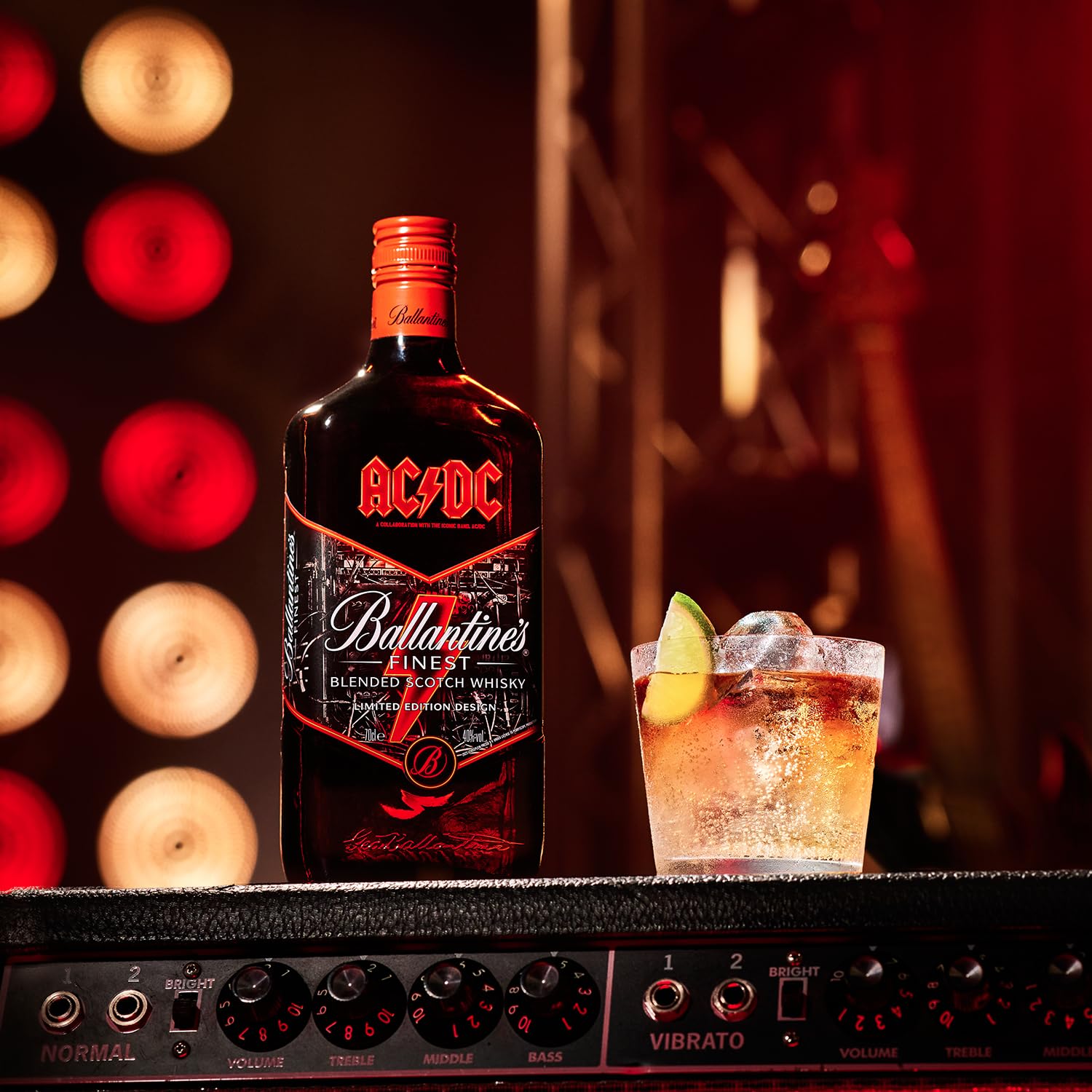 Ballantine's Finest Blended Scotch Whisky AC/DC Limited Edition 40