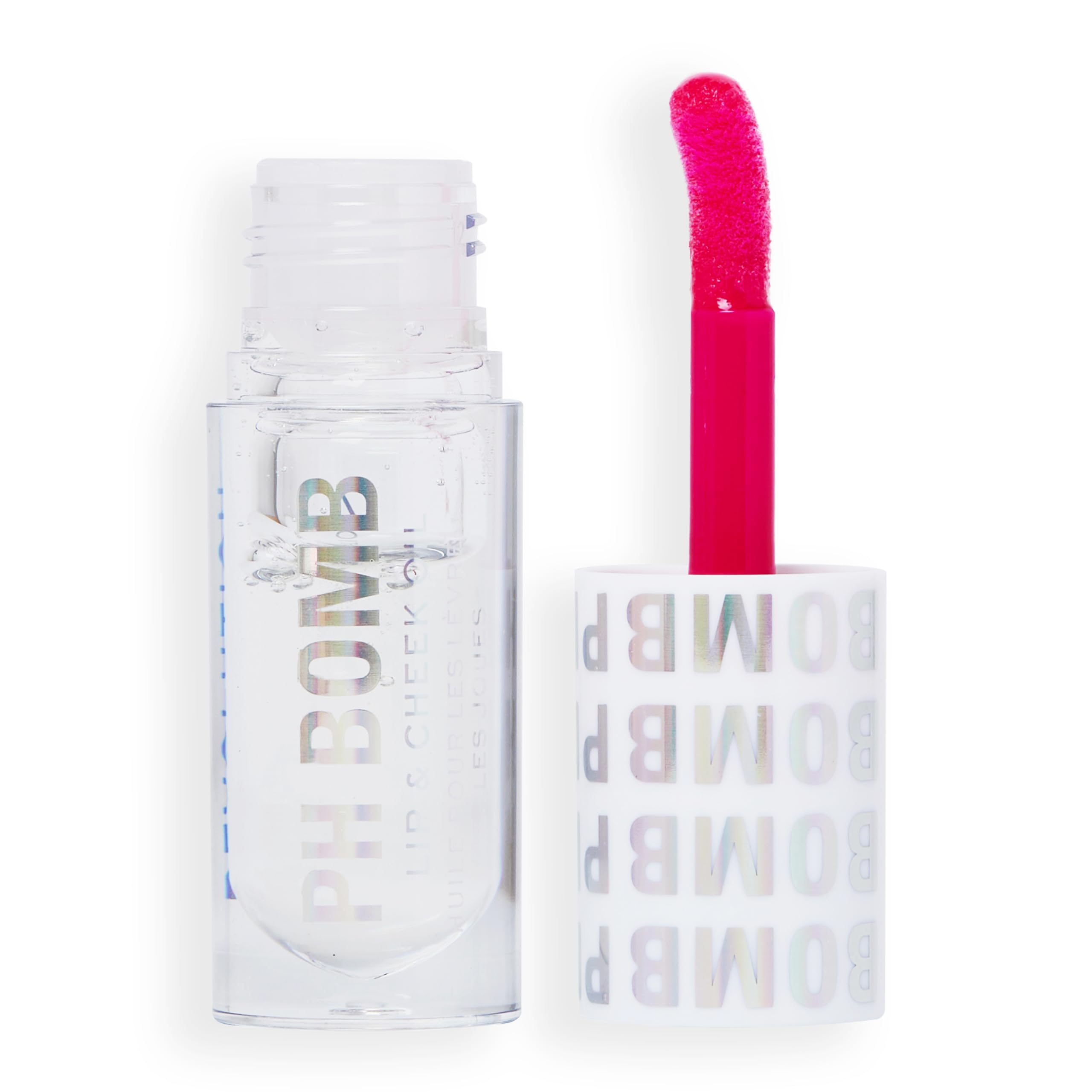 Makeup Revolution, PH Bomb Lip & Cheek Oil, Adapting & Buildable Formula, Universal Shade, 4.5 ml
