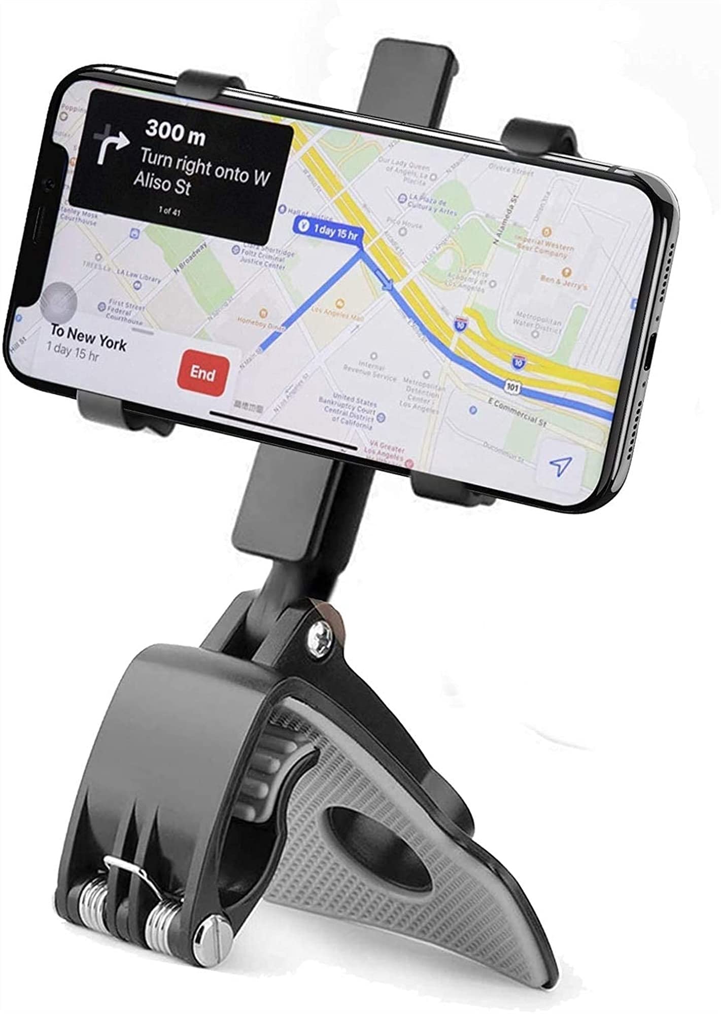 JJJ Titolare del Telefono del cruscotto for la Clip Automobile sulla Culla Automobile Regolabile della Rotazione del Supporto Automobile Adatto for Lo Smartphone