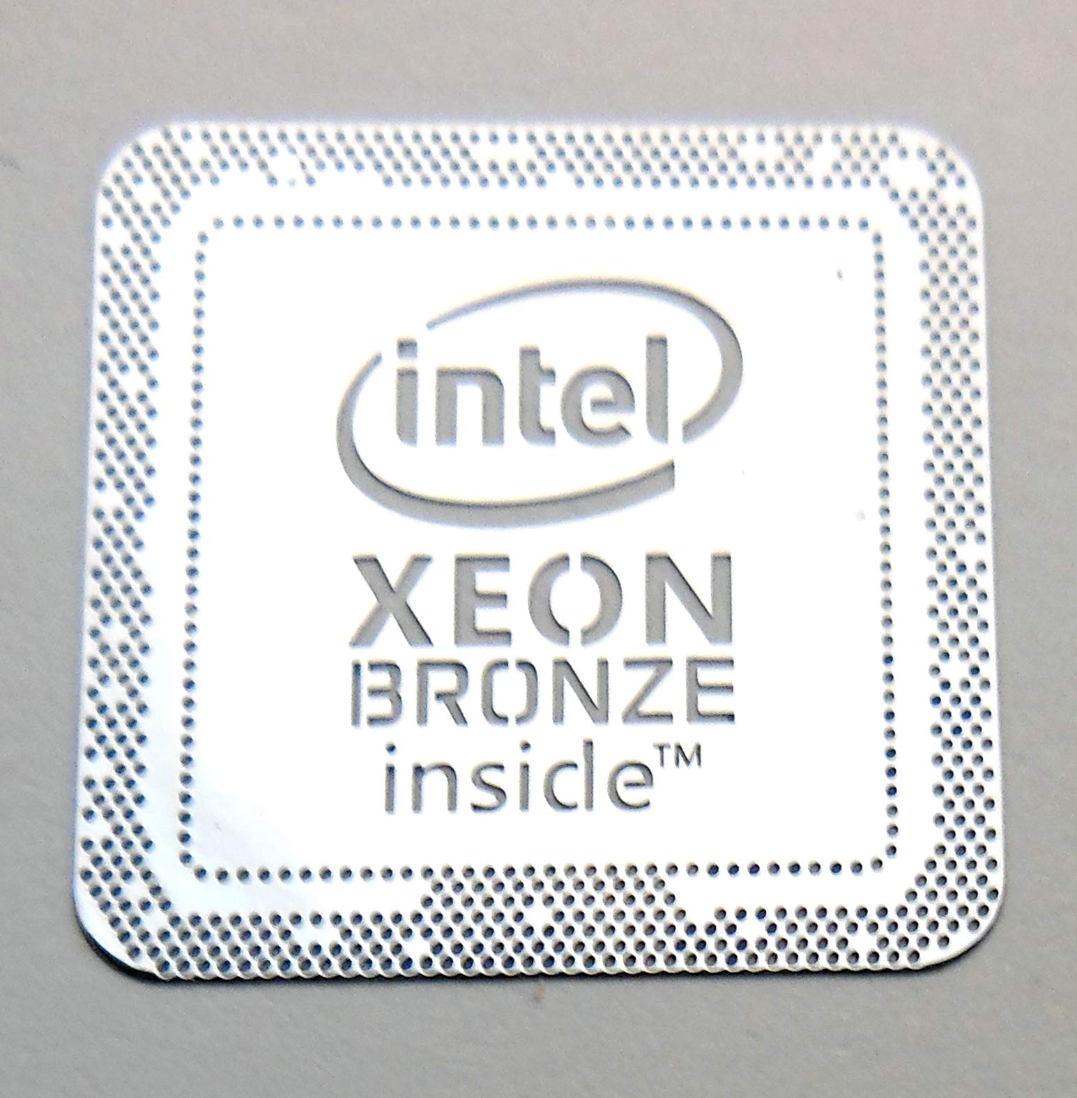 VATH Sticker Compatible with Intel XEON Bronze Inside 18 x 18mm / 11/16