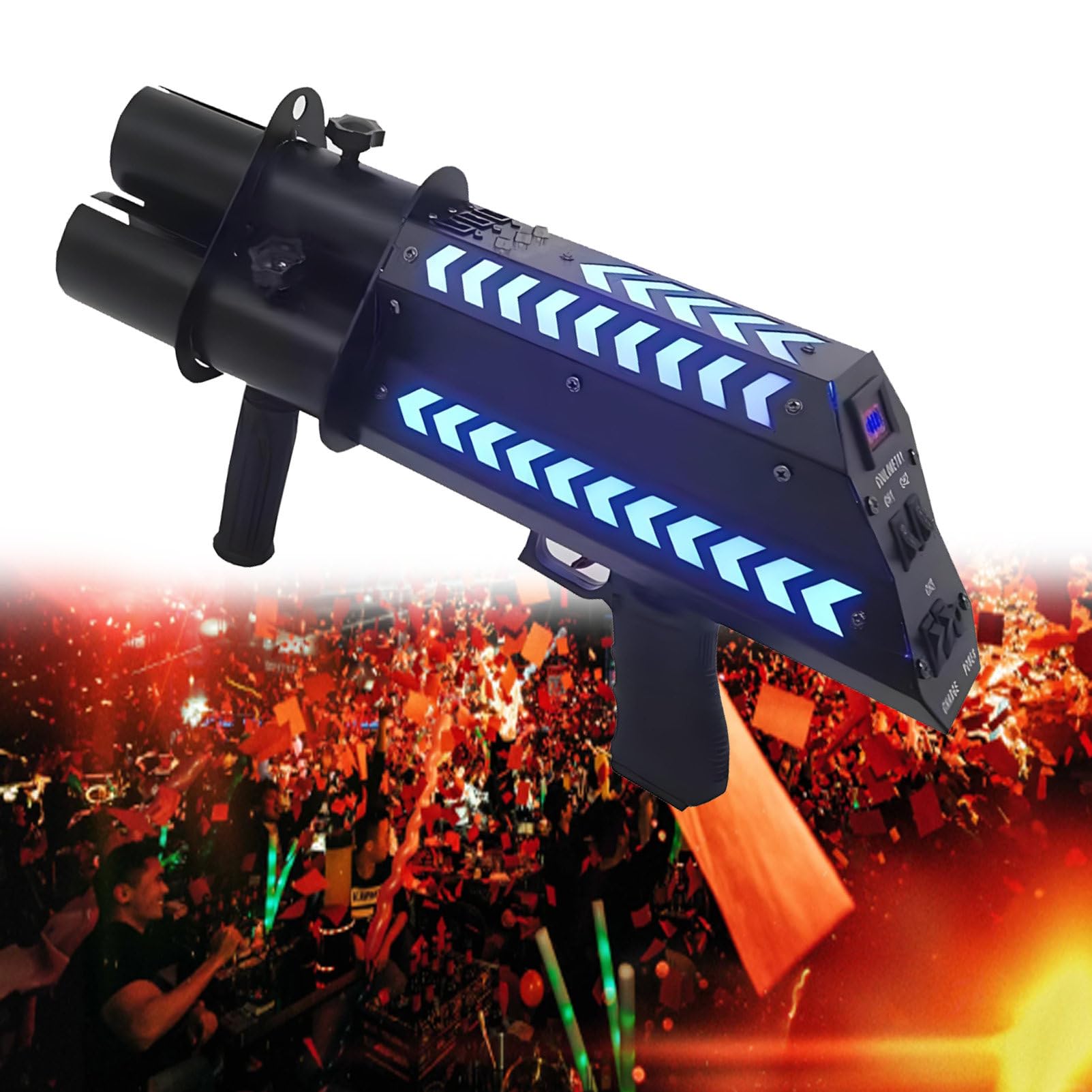 Pvxa 25pcs Coloured Party Poppers,Wedding Confetti Flower Gun, Concierge Flowers Atmosphere Gun,for Special Event, Parties, Club, Concerts Style1