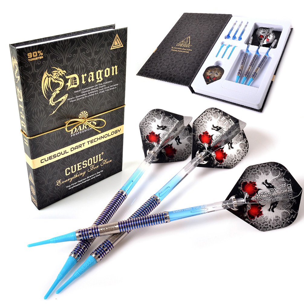 Amazon.co.jp: CUESOUL Dragon Series 90% Tungsten 18g Soft Tip Dart