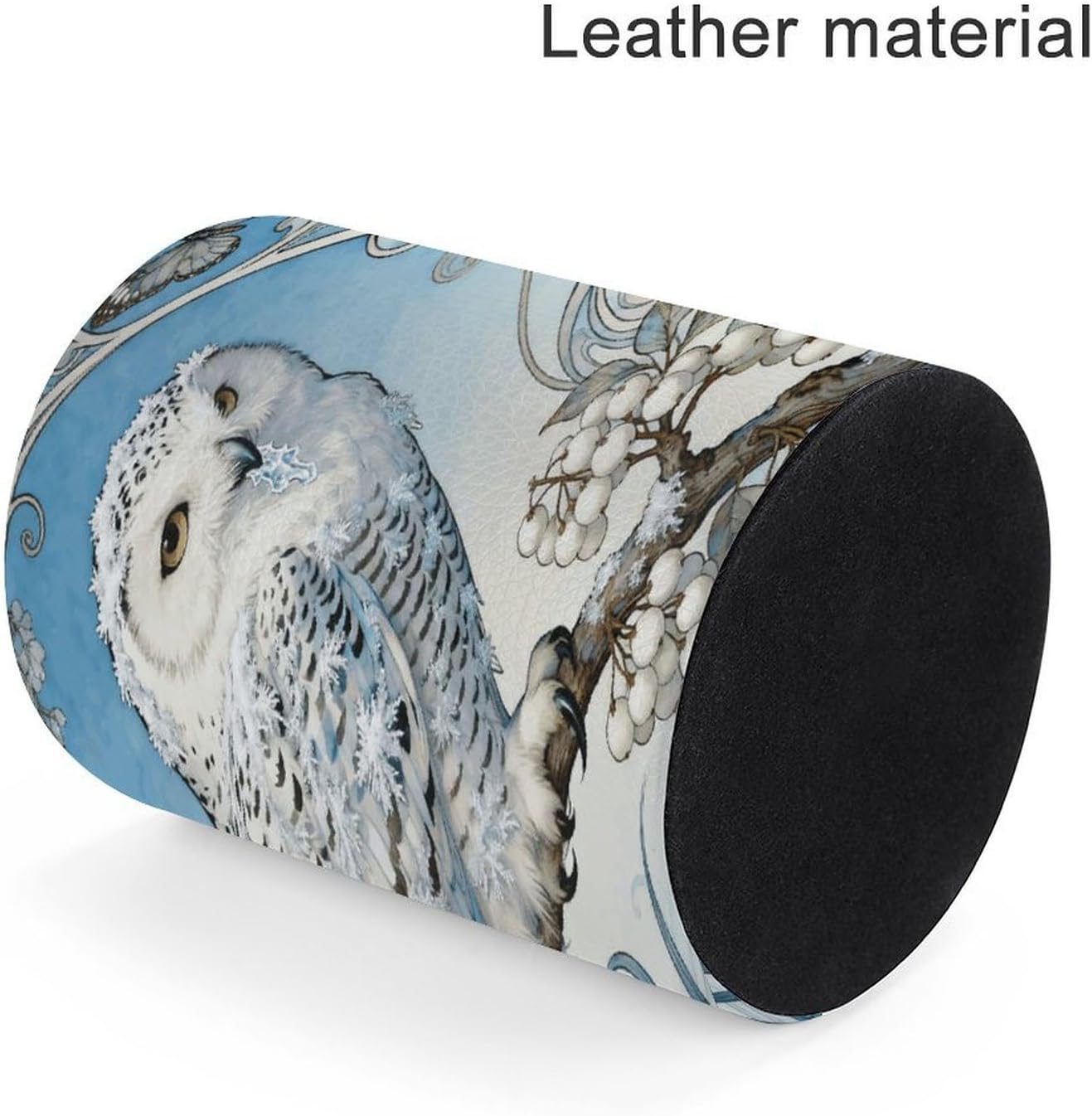 Snowy Owl Round Pen Holder Desk Organizer for Office Home image 4
