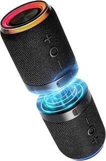 AURTEC 2-in-1 Magnetic Split Bluetooth Speaker, Loud Stereo, 12H Playtime