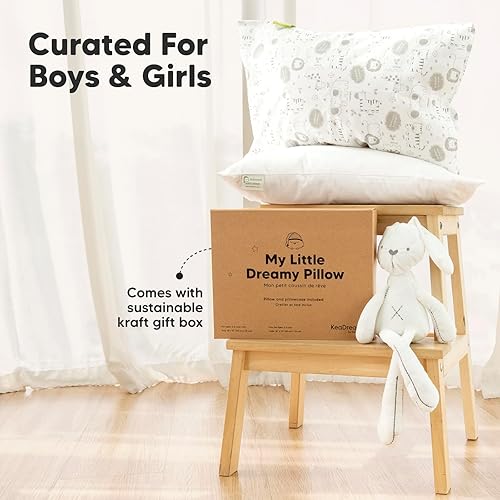 Vista 18 de KeaBabies - Almohada con funda para niños pequeños, almohada My Little Dreamy de 13 x 18 pulgadas (KeaFriends)