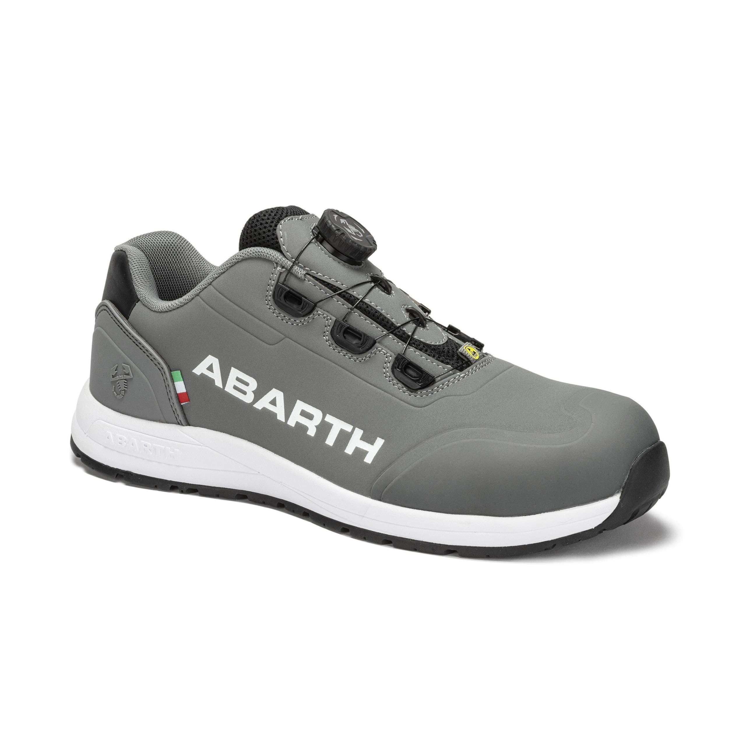 Abarth Scorpion Zapato de Seguridad S3 Gris Unisex Cierre Rotativo