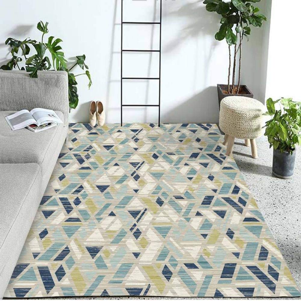 Tapis de salon anti-glisse ne glisse plus velours durable 160x230