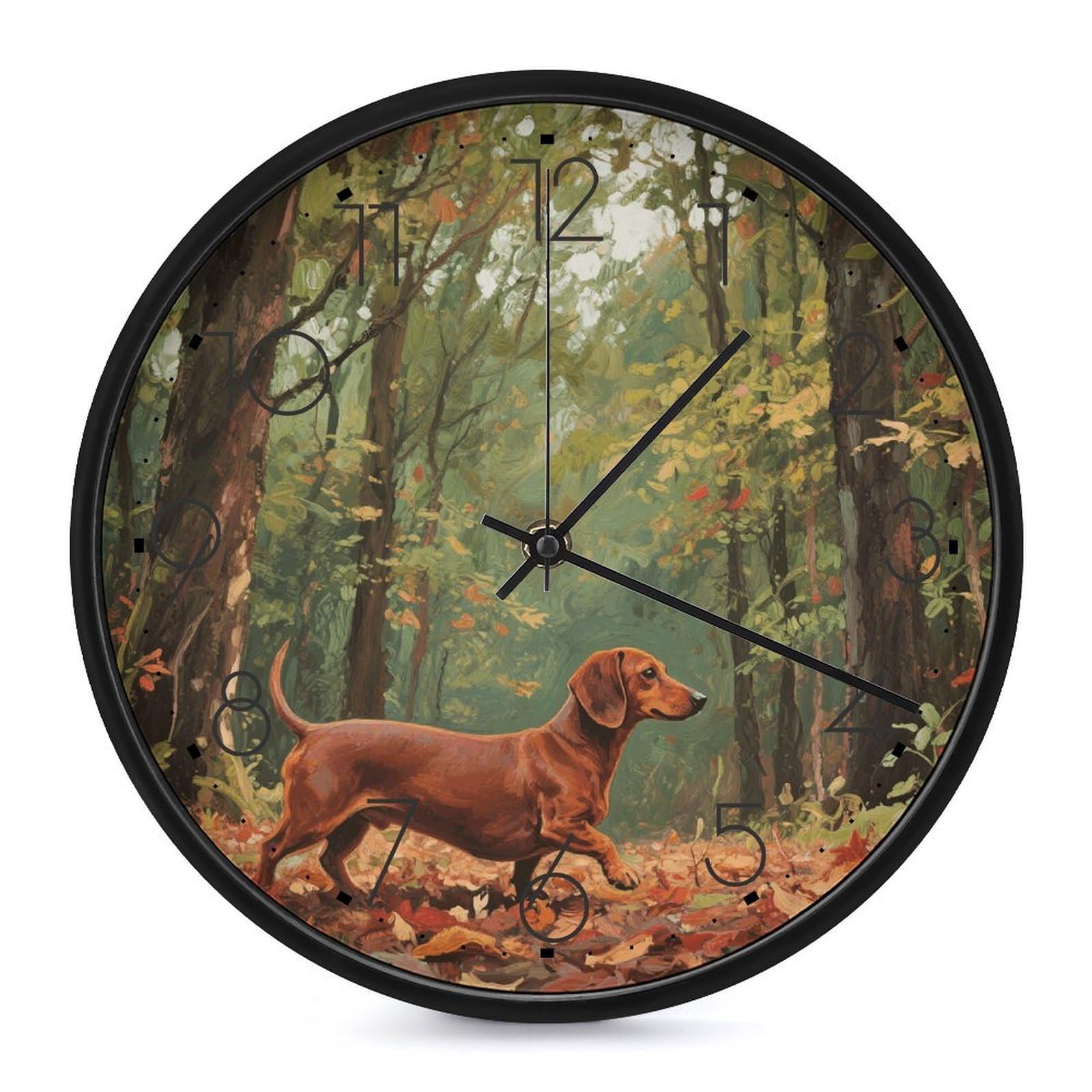 Horloge murale chien pour résoudre les nuisances sonores du tic-tac