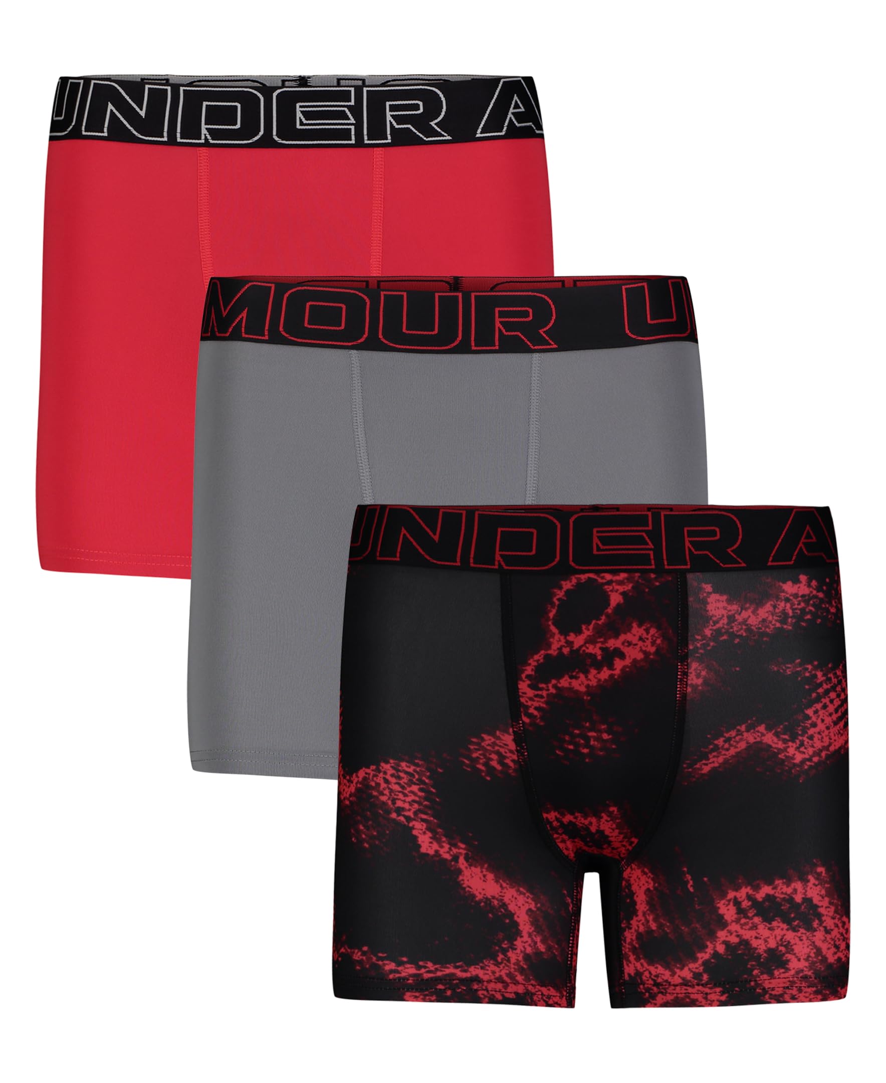 Under Armour Performance Tech- Prints 3-pack (big Kid)