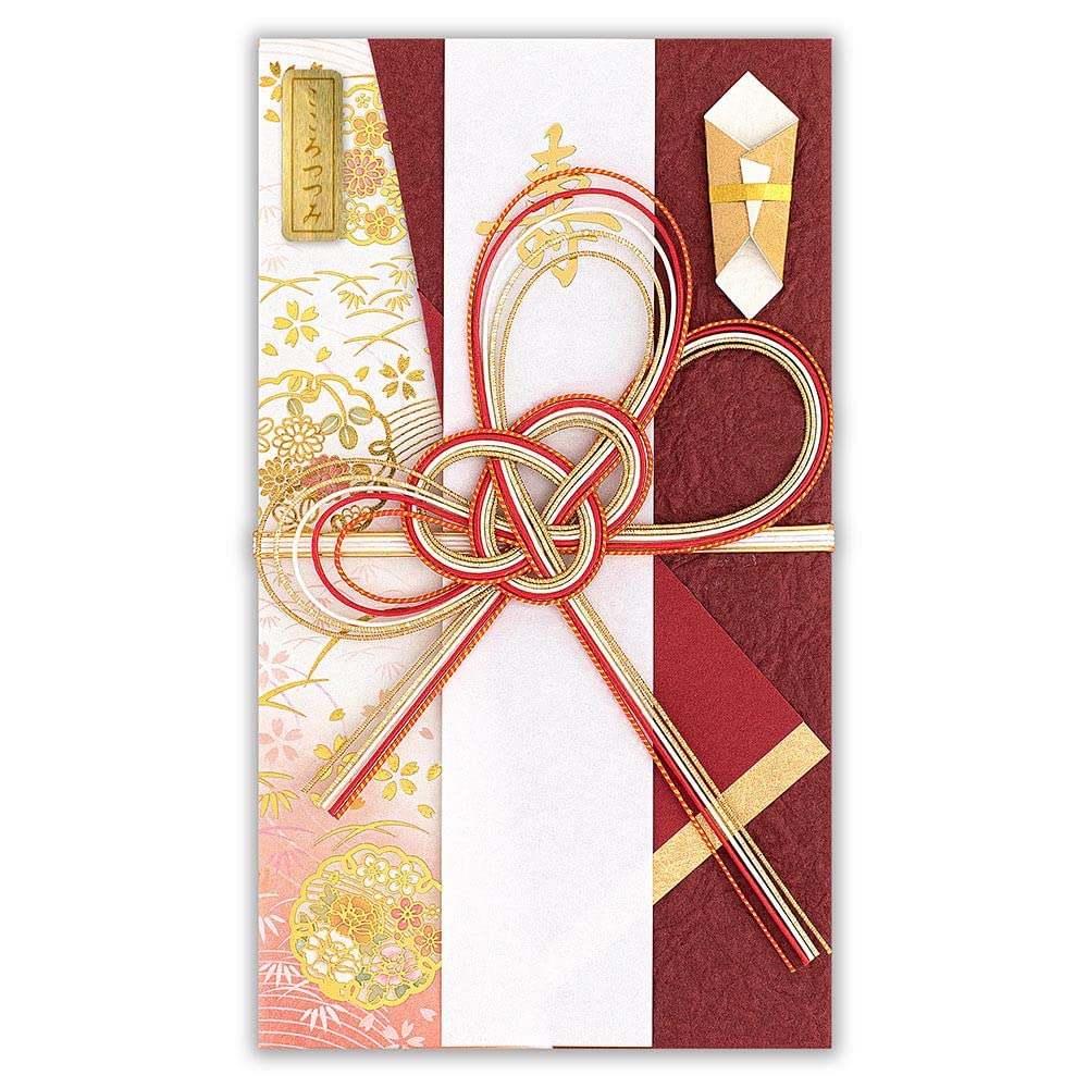 エヌビー社 寿金封 唐紅A | ご祝儀袋 短冊2種類入 寿2枚 ご結婚御祝 祝儀袋 結婚 ウエディング 結婚式 結婚祝い