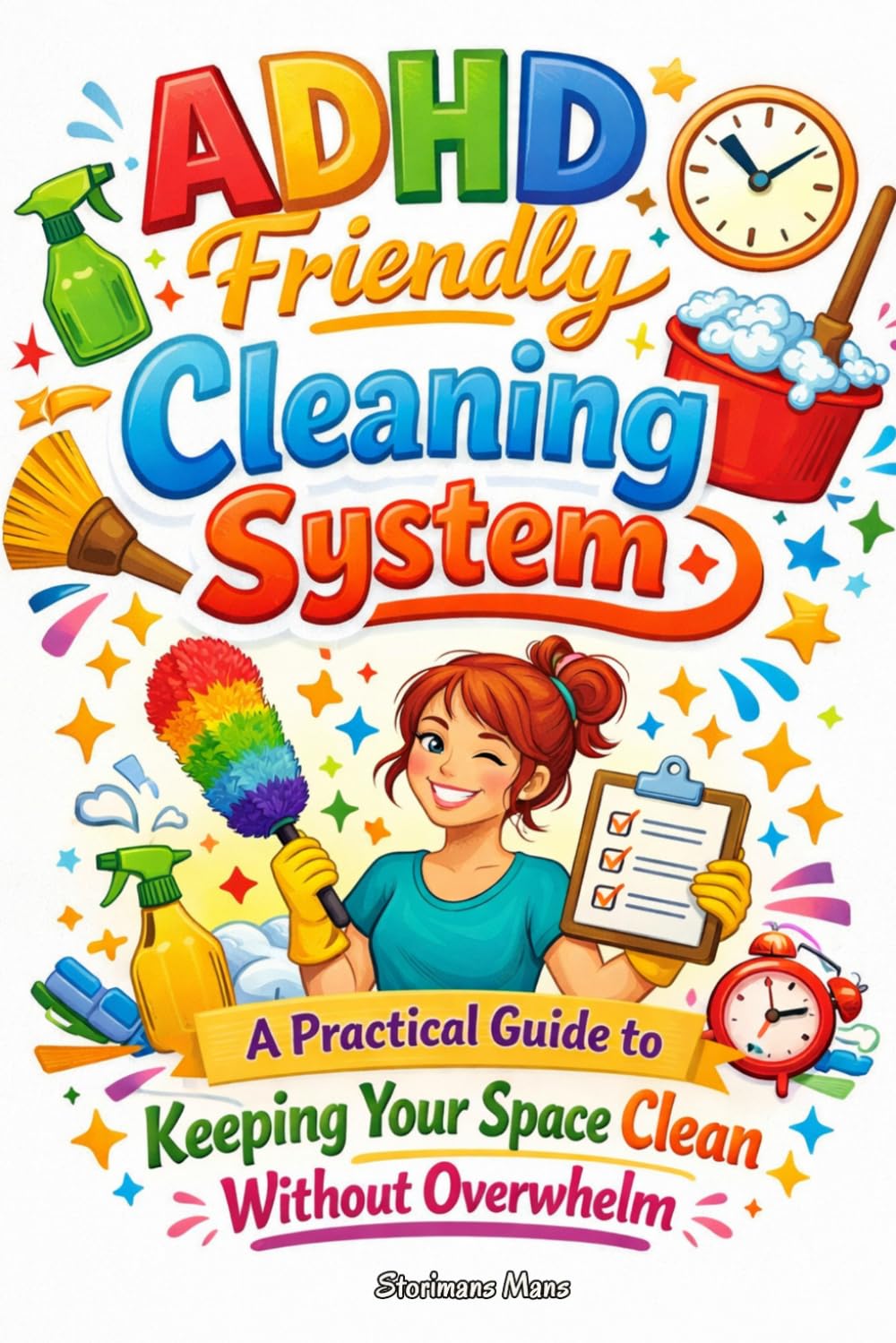 ADHD-Friendly Cleaning System: A Simple, Low-Effort Guide to Decluttering and Organizing Without the Overwhelm
