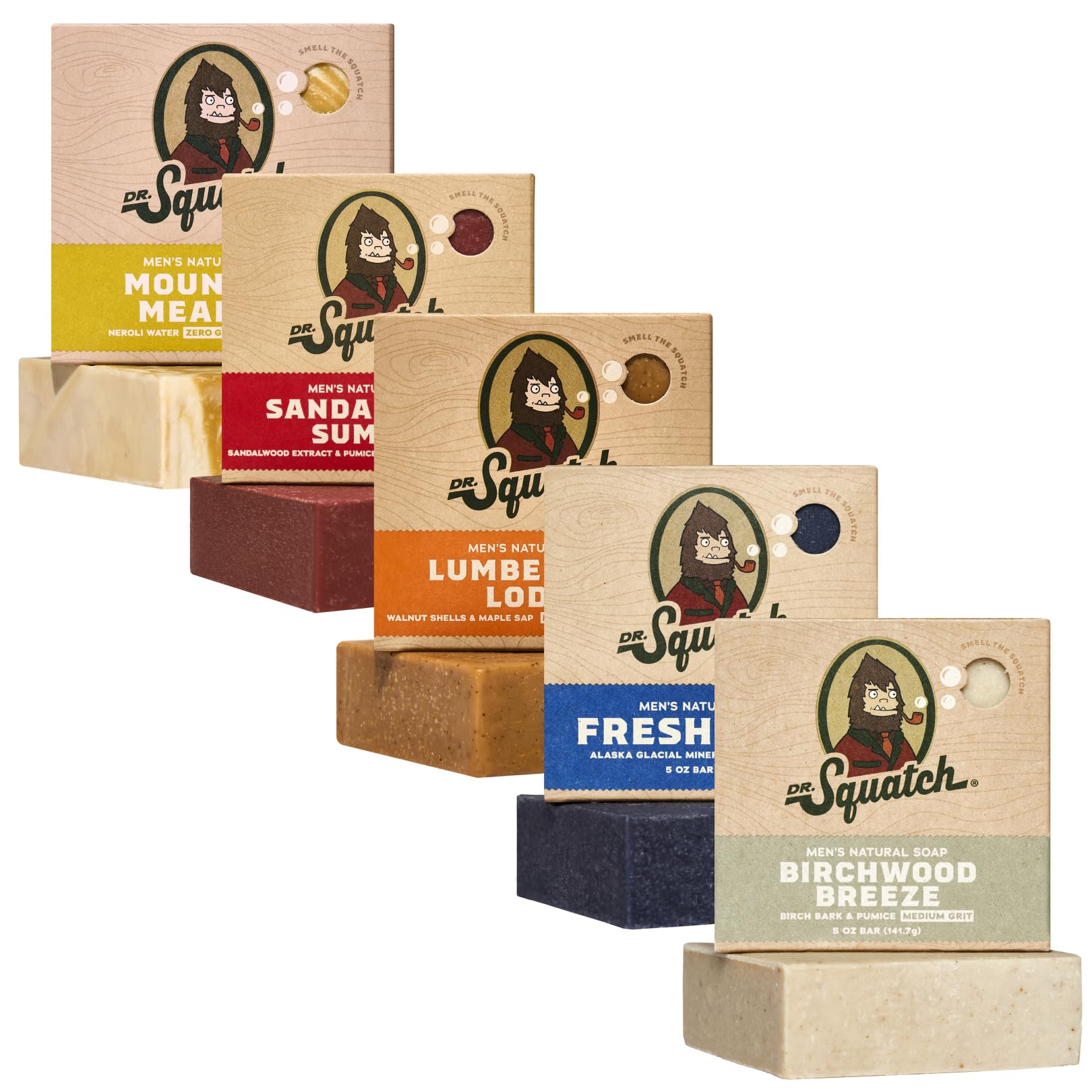 Amazon.com : Dr. Squatch Natural Men's Bar Soap - Cold Process