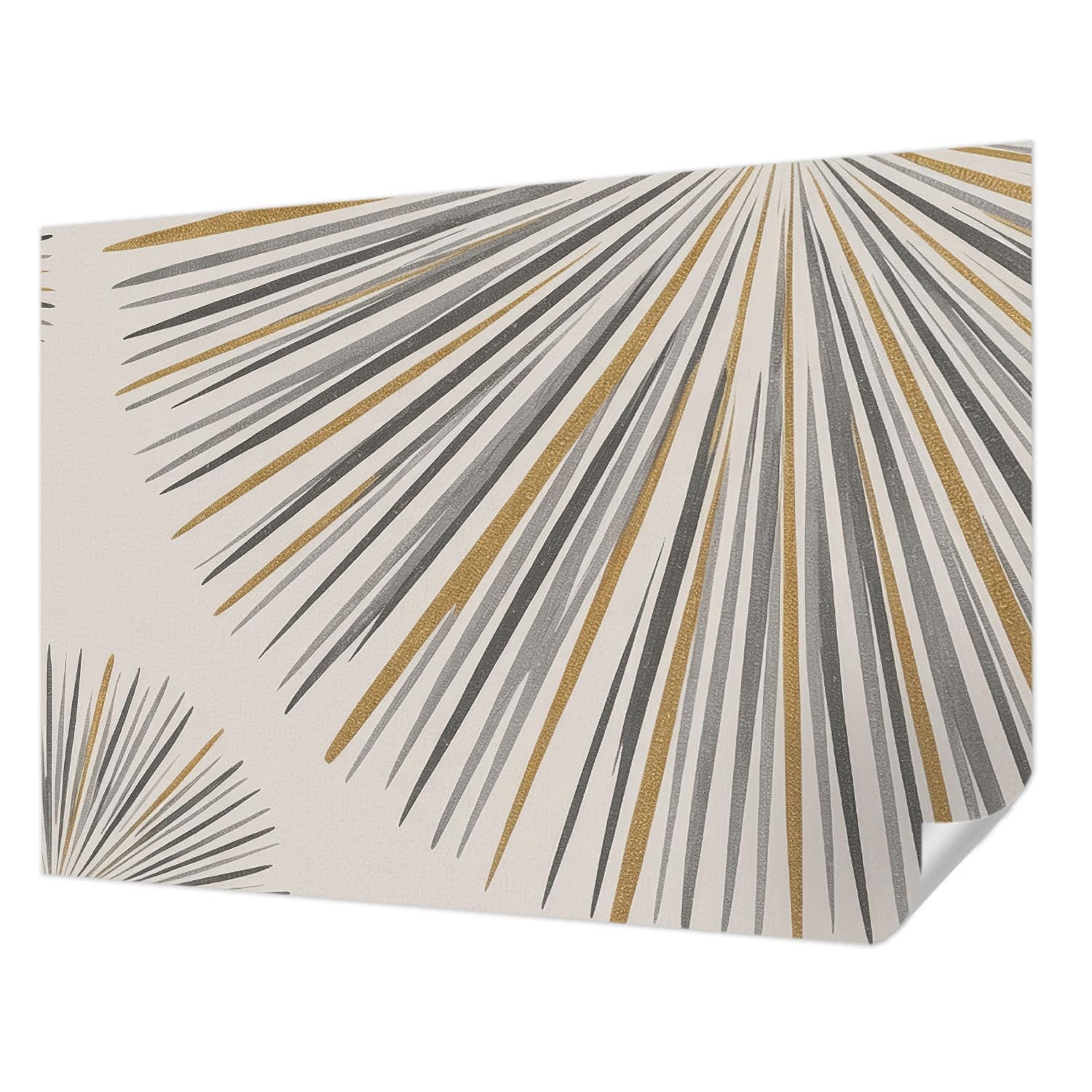 Papier peint adhésif Tulup 312x219 cm panoramique à motifs d'éventails géométriques