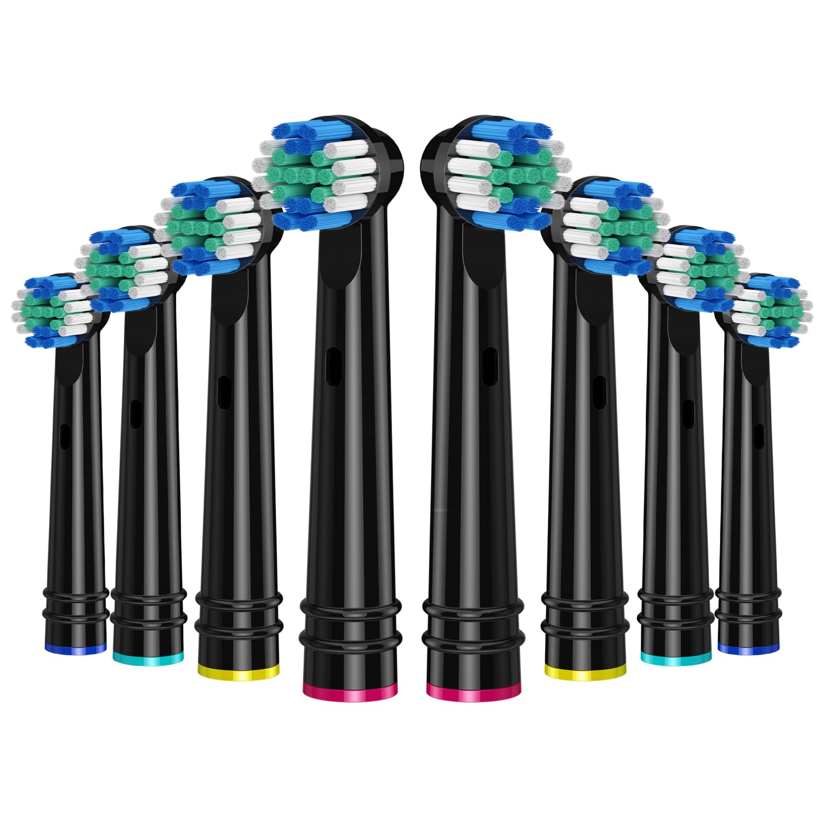 Replacement Brush Heads for Oral b, 8 Pack Electric Toothbrush Heads for Oral b, EB17-P Precision Clean Brush Heads Fit for pro 1000/3000/5000, Vitality Smart Genius Series and More…