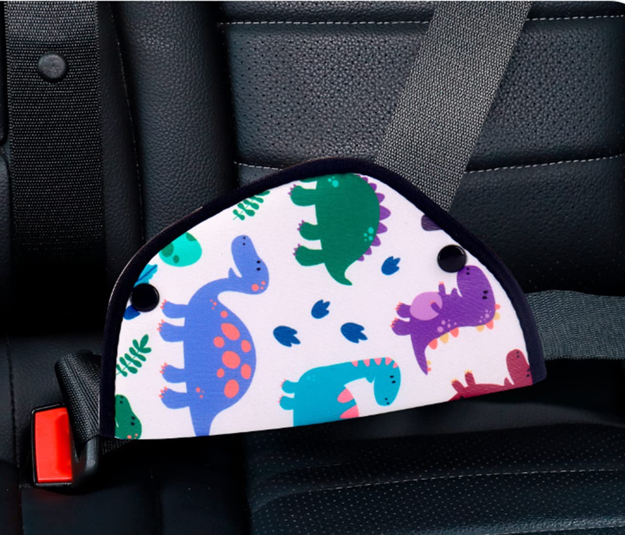 Almohadilla Suave Para Cinturón De Seguridad De Niños - Protector De Hombro Infantil, Microsuede, 29×11×8 Cm