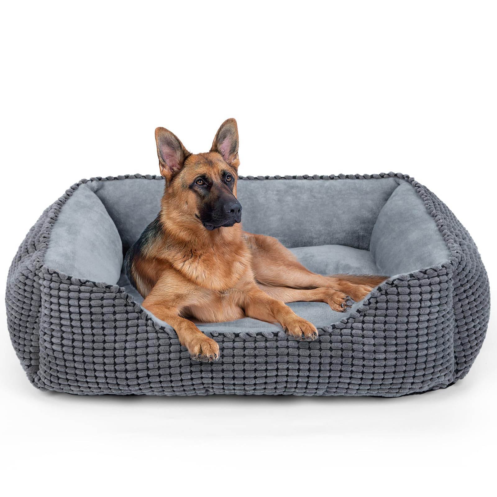 JOEJOY Cuccia Cane Interno Taglia Grande, Cuccia per Cani XXL Lavabile, Cuscino per Cani Morbido Confortevole Letto Cane, 106x80x23cm