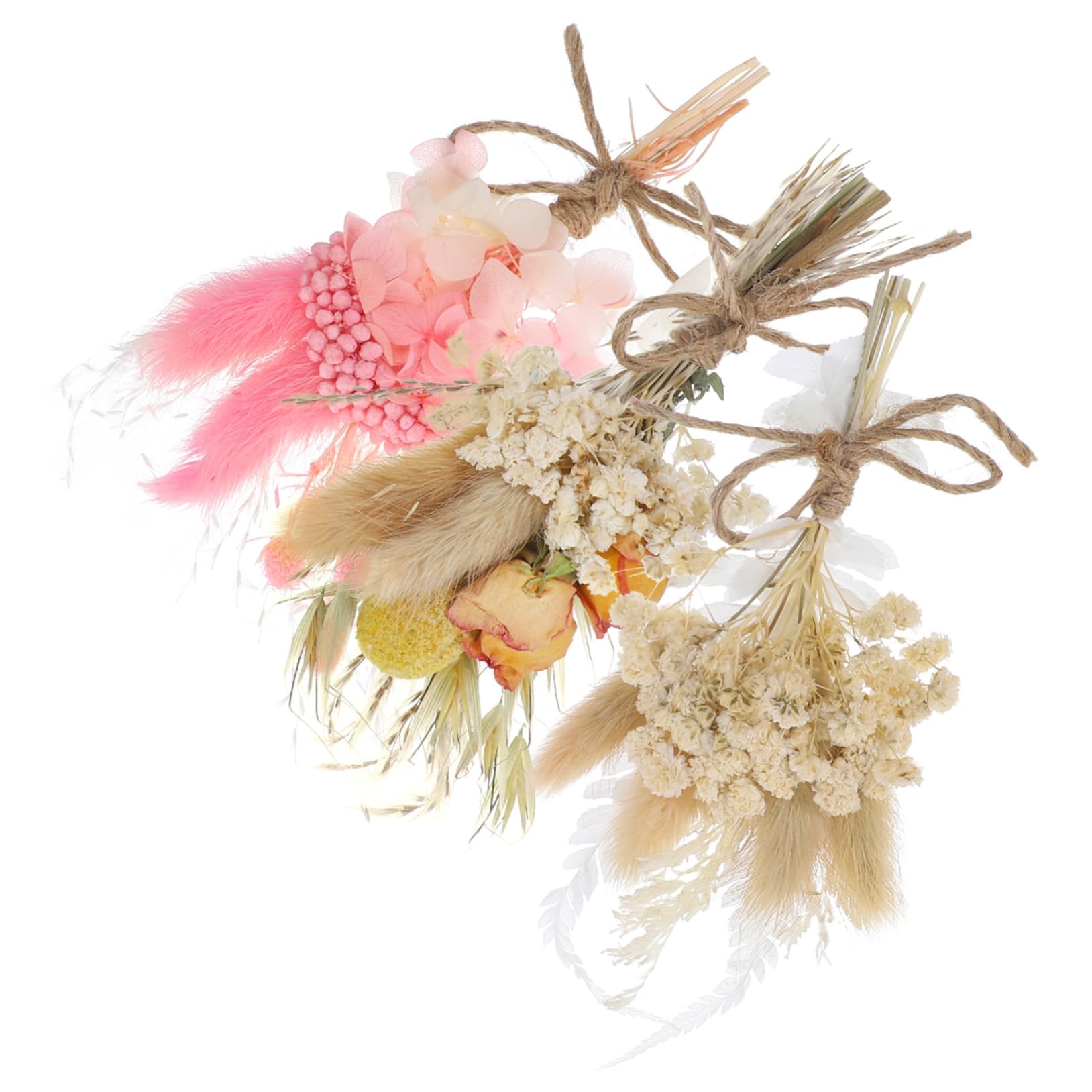 Alipis 4 Sätze Mini Trockenblumenstrauß Getrocknete Blumen Kreative DIY Für Hochzeiten Und Heimdekoration Geschenkidee Für Besondere Anlässe 6 Stück * 4