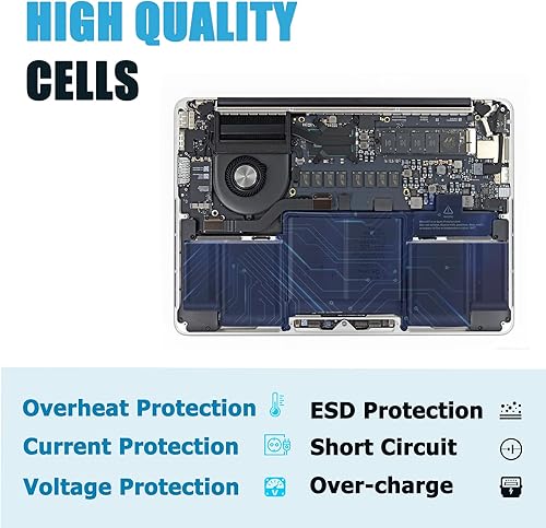 Miniatura 4 de Tinkerpal A1582 A1502 - Batería para portátil compatible con MacBook Pro Retina de 13 pulgadas (principios de 2015, mediados de 2014, finales de