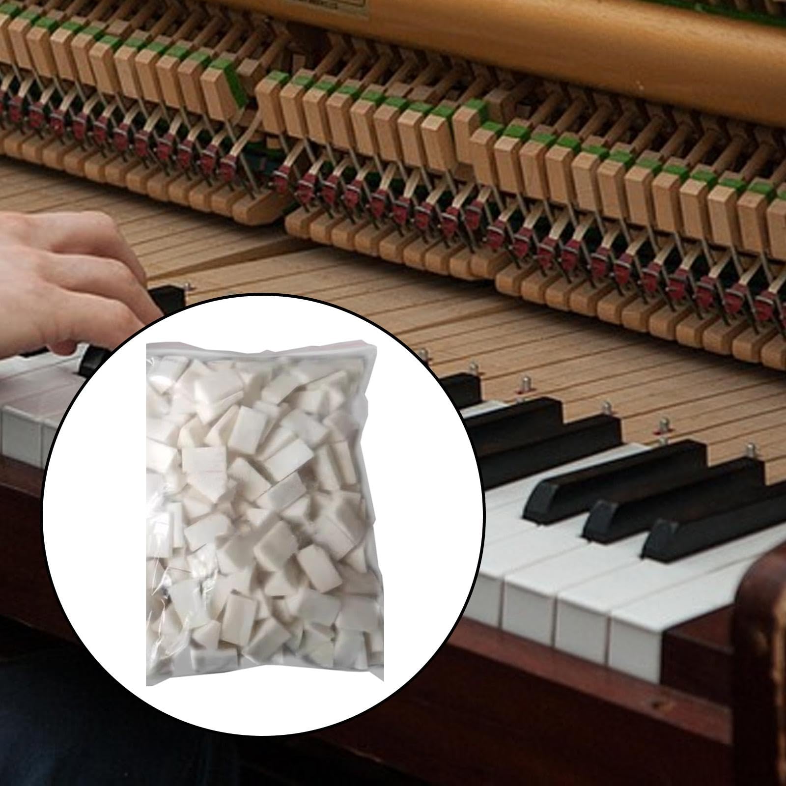 200 étouffoirs pour, étouffoirs, étouffoirs pour Piano pour étudiants et Débutants, Triangulaire