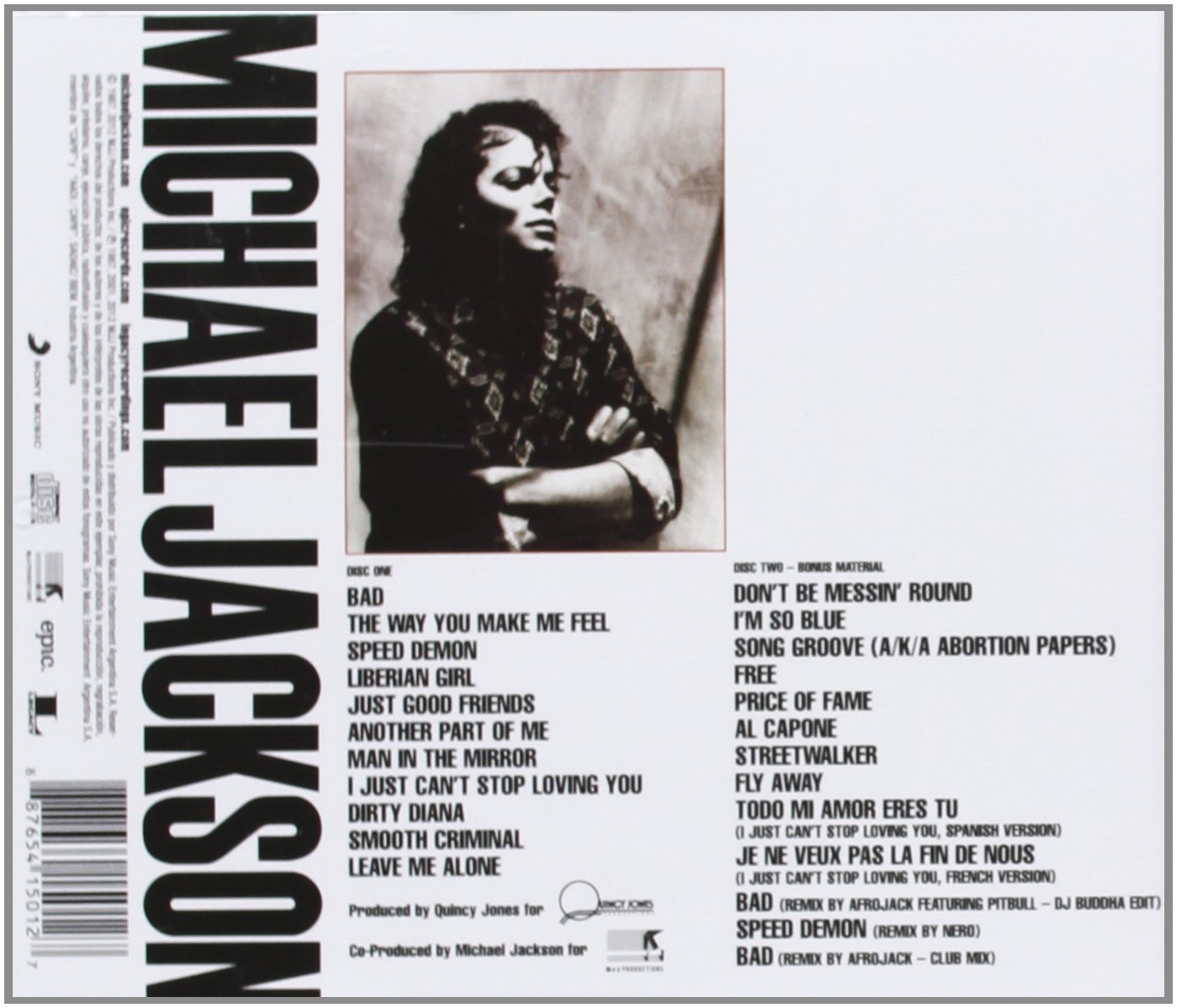 Bad - 25Th Anniversary (La copertina può variare)